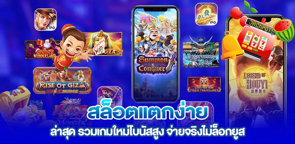 สล็อตแตกง่าย ล่าสุด รวมเกมใหม่โบนัสสูง จ่ายจริงไม่ล็อกยูส